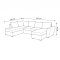 Stan Canap�-lit, chaise longue c�t� droit, gris clair.