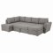 Stan Canap�-lit, chaise longue c�t� droit, gris clair.