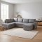 Stan Canap�-lit, chaise longue c�t� droit, gris clair.