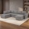 Stan Canap�-lit, chaise longue c�t� droit, gris clair.