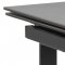 Hummar spisebord 160/240 cm inkl. 2 tilleggsplater svart.