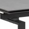 Hummar spisebord 160/240 cm inkl. 2 tilleggsplater svart.