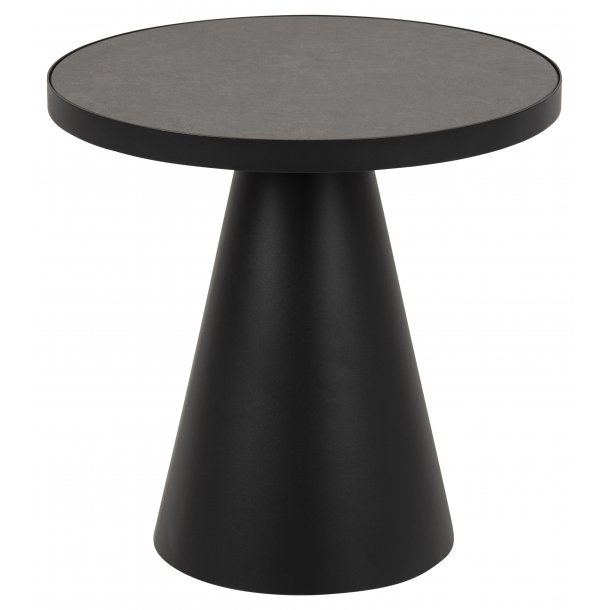 Sun sofabord 45 cm sort.