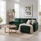 Sacramento Canap�-lit, chaise longue r�versible, espace de rangement dissimul� et lit escamotable, vert fonc�.