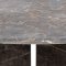 Vega soffbord 90cm marmor brun.