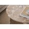 Vega sofabord 90cm marmor brun.