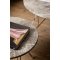 Prunus Couchtisch 55cm Marmor braun.