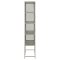 Seaford Vitrinenschrank 2 Glastren grau.