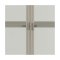 Seaford Vitrinenschrank 2 Glastren grau.