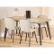 Cadiz Essgruppe Tisch mit 4 Sthlen natur, beige.