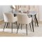 Wicklow matgrupp bord och 4 stolar gr, beige.