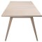 Align dining table 210 x 310 cm incl. 2 additional plates. Solid and veneer oak white pim. oil.