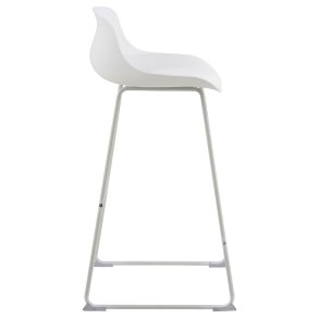 Tina barstol PU kunstlr hvit.