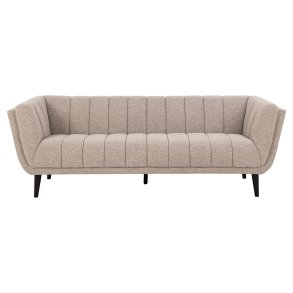 Tampa sofa 3 seter boucl beige.