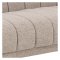 Tampa sofa 3 seter boucl beige.