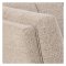 Tampa sofa 3 seter boucl beige.