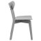 Roxby chaise de salle  manger bois gris.