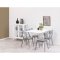 Roxby chaise de salle  manger bois gris.