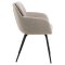 Dora matstol med armstd tyg beige.