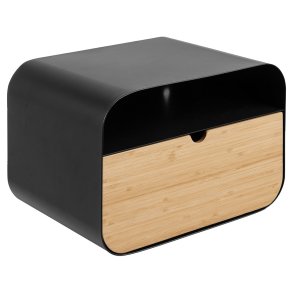 Joliet Nachttisch 1 Schublade schwarz.