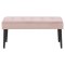 Glory Sitzbank Velours dusty rose.