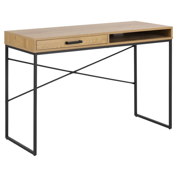Seaford skrivebord 1 skuffe natur.