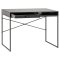 Seaford skrivebord 1 skuffe sort.
