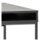 Seaford skrivebord 1 skuffe sort.