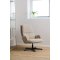 Bosley fauteuil fauteuil lounge boucl beige.
