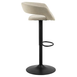 Grace barstol stoff brun.