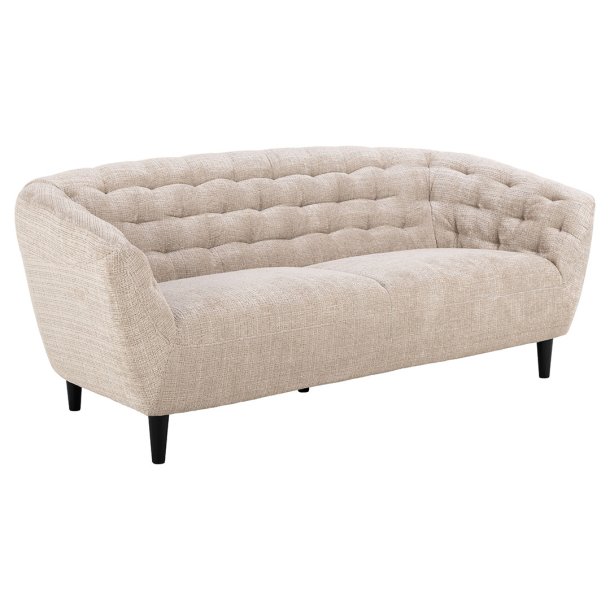 Ria sofa 3-osobowa kanapa chenille beżowa.