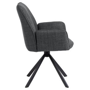 Glenda matstol med armstd tyg gr.