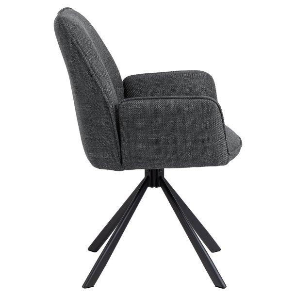 Glenda matstol med armstd tyg gr.