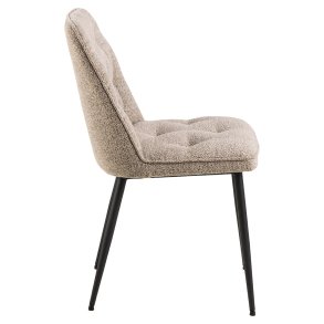 Brooke Esszimmerstuhl Boucl beige.