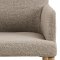 Zoe matstol med armstd boucl beige.