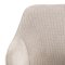 Clara matstol med armstd tyg beige.
