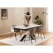 Eleanor spisestuestol med armln stof beige.