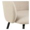 Eleanor spisestuestol med armln stof beige.