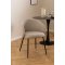 Eleanor spisestuestol med armln stof beige.
