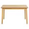 Barlow spisebord 80x120cm natur.