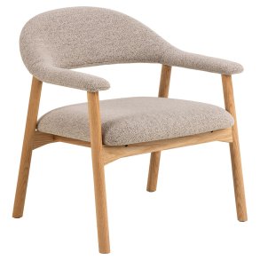 Addi Sessel Lounge-Sessel Boucl beige.