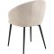 Daniella matstol med armstd tyg beige.