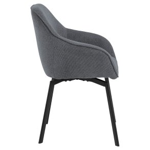 Clara matstol med armstd tyg gr.