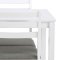 Alicante matgrupp bord och 4 stolar 70x110cm vit.