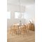 Roxby spisebord 120x120cm natur.