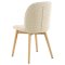 Cindy chaise de salle  manger boucl beige.