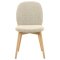 Cindy chaise de salle  manger boucl beige.