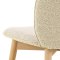 Cindy chaise de salle  manger boucl beige.