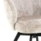 Darlene matstol med armstd chenille beige.