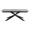 Irwine Esstisch 100x240cm Inkl. 1 Zusatzplatte, Grau.
